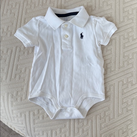 Polo Ralph Lauren Other - White Polo Baby Onesie 12 month